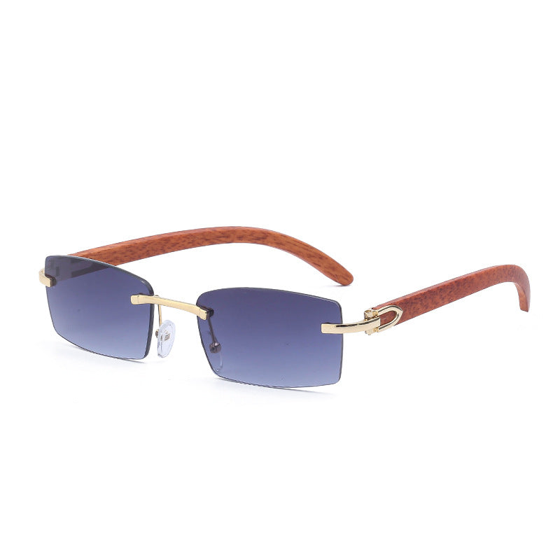 Wholesale Men's Super Clear Frameless PC Sunglasses